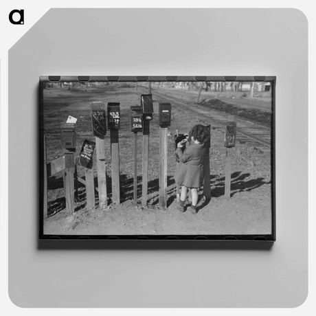 アートパネル-Oklahoma Mail
 - ラッセル リー Canvas.