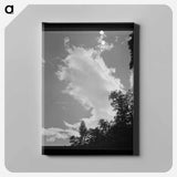 アートパネル-Shasta County Trees and Clouds
 - ラッセル リー Canvas.