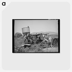 アートポストカード-Moving Combine
 - ラッセル リー Postcard.