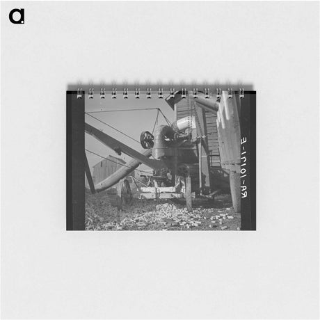アートメモ帳-Cornsheller on a Farm
 - ラッセル リー Memo.