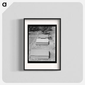 アートポスター-Farm Security Administration (FSA) camp for migratory agricultural workers - ドロテア ラング Poster.