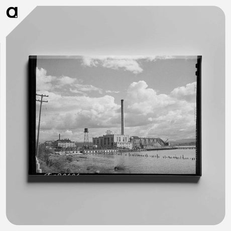 アートパネル-Pacific Power Plant, Astoria
 - ラッセル リー Canvas.