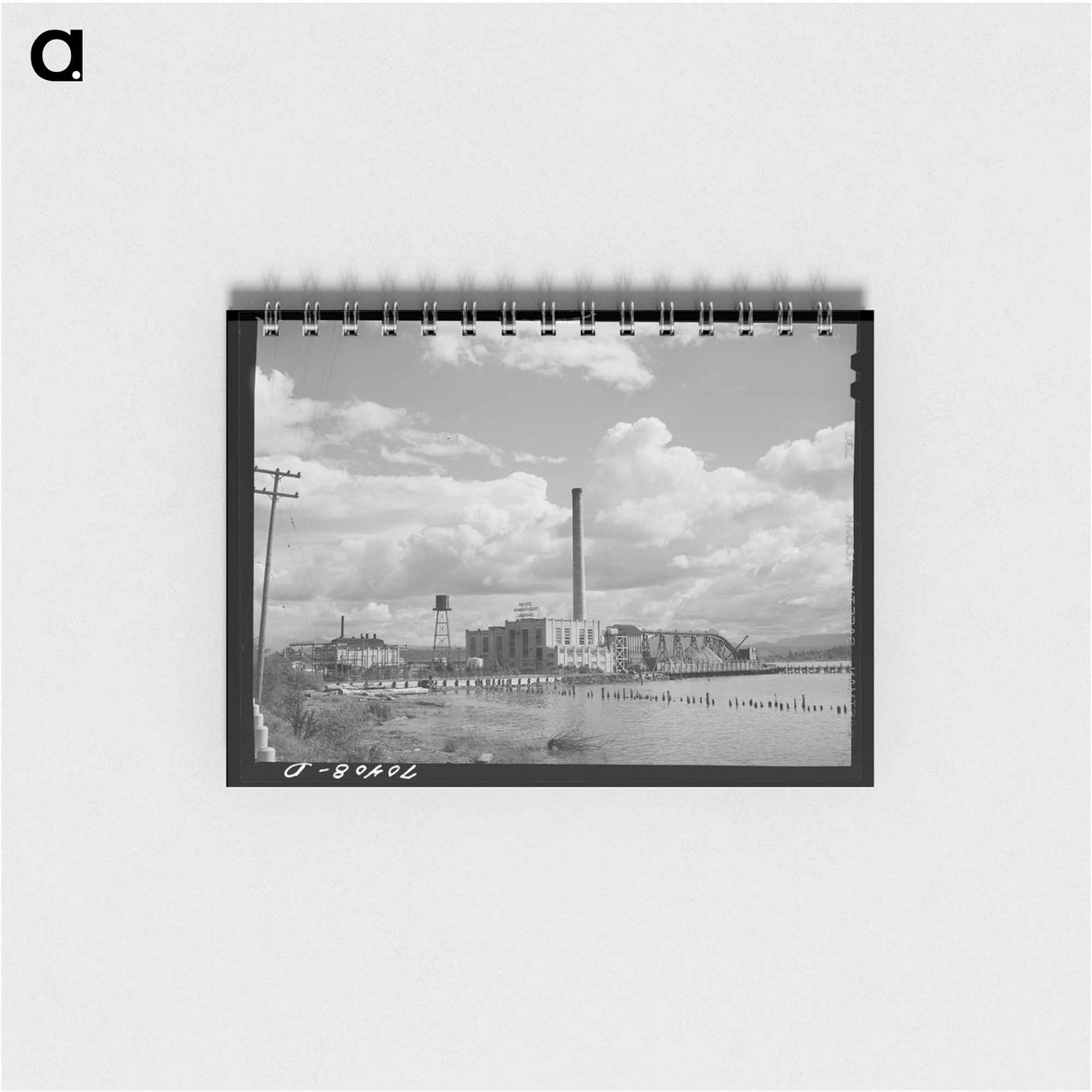 アートメモ帳-Pacific Power Plant, Astoria
 - ラッセル リー Memo.