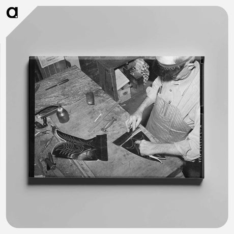 アートパネル-Alpine Boot Shop
 - ラッセル リー Canvas.