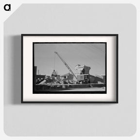 アートポスター-Concrete Mixing Plant, Oklahoma City
 - ラッセル リー Poster.