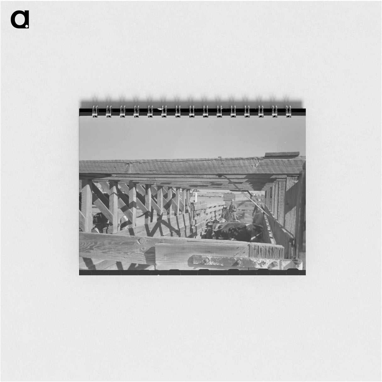 アートメモ帳-Cattle Corral
 - ラッセル リー Memo.