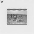 アートメモ帳-Raking Soybean Hay, Lake Dick Project, Arkansas
 - ラッセル リー Memo.