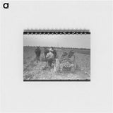 アートメモ帳-Raking Soybean Hay, Lake Dick Project, Arkansas
 - ラッセル リー Memo.