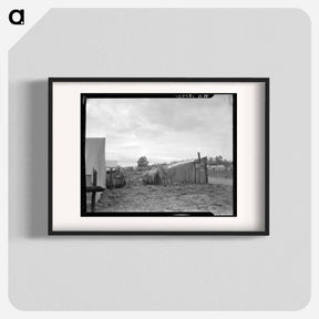 アートポスター-Camps of migrant pea workers - ドロテア ラング Poster.