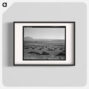 アートポスター-View of Sunset Valley, Malheur County, Oregon - ドロテア ラング Poster.