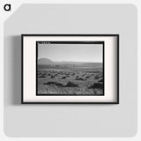 View of Sunset Valley, Malheur County, Oregon - Dorothea Lange Poster.