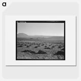 View of Sunset Valley, Malheur County, Oregon - Dorothea Lange Poster.