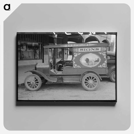 アートパネル-Truck of Sign Painter, San Angelo, Texas
 - ラッセル リー Canvas.