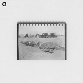アートメモ帳-Drought refugees in California near Holtville - ドロテア ラング Memo.