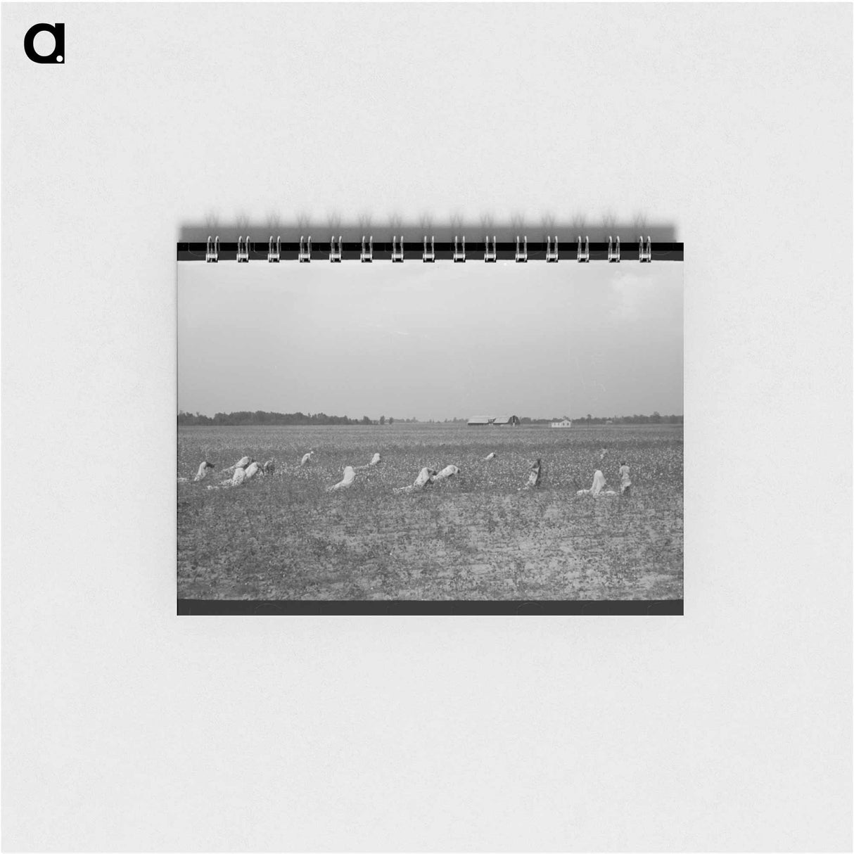アートメモ帳-Picking Cotton
 - ラッセル リー Memo.