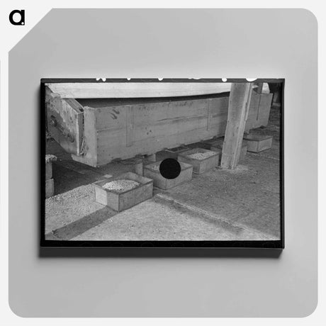 アートパネル-Boxes of Peas
 - ラッセル リー Canvas.
