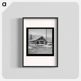 Untitled photo, possibly related to: The sawmill in operation. It was built by the farmer members of the Ola self-help sawmill co-op. Gem County, Idaho. General caption 48 - Dorothea Lange Poster.