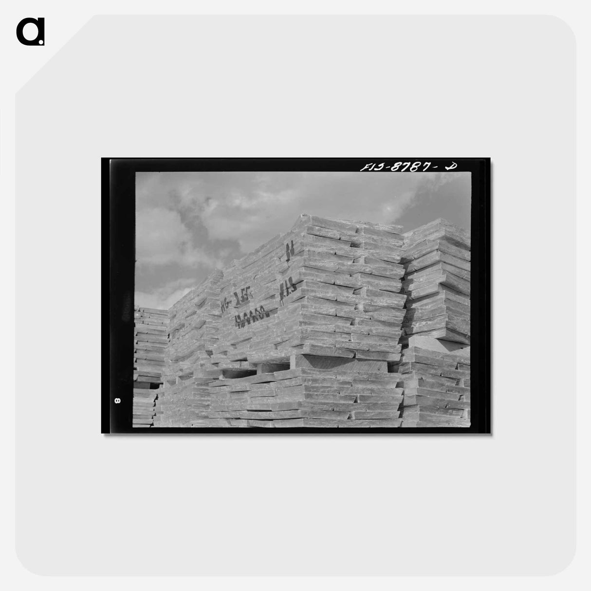 アートポストカード-Zinc for Market
 - ラッセル リー Postcard.