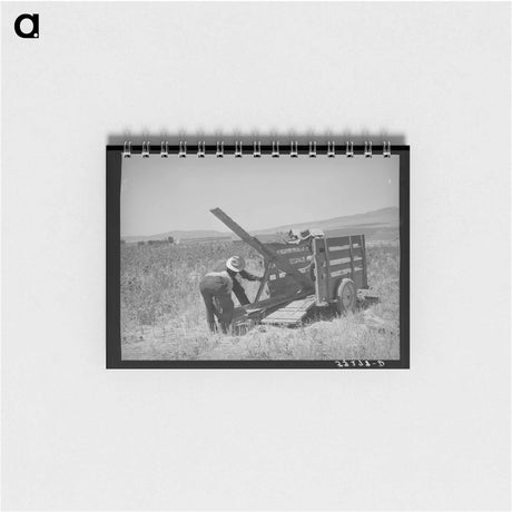 アートメモ帳-Unloading the Ditcher
 - ラッセル リー Memo.