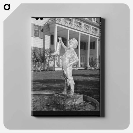アートパネル-Fountain in Wallingford, Vermont
 - ラッセル リー Canvas.