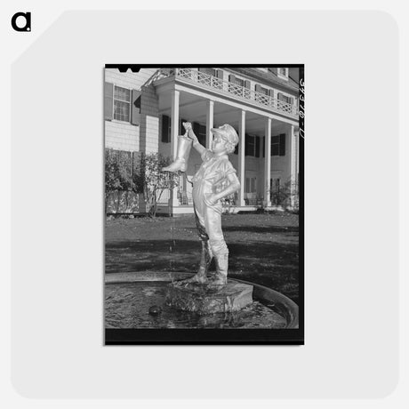 アートポストカード-Fountain in Wallingford, Vermont
 - ラッセル リー Postcard.