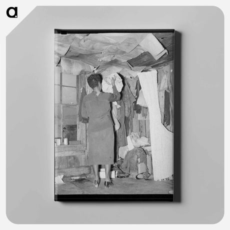 アートパネル-Sharecropper's Storage
 - ラッセル リー Canvas.