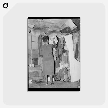 アートポストカード-Sharecropper's Storage
 - ラッセル リー Postcard.