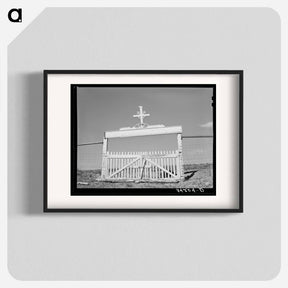 アートポスター-Entrance to Catholic Cemetery, Questa
 - ラッセル リー Poster.