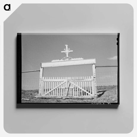 アートパネル-Entrance to Catholic Cemetery, Questa
 - ラッセル リー Canvas.