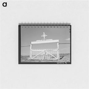 アートメモ帳-Entrance to Catholic Cemetery, Questa
 - ラッセル リー Memo.