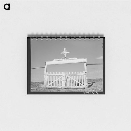 アートメモ帳-Entrance to Catholic Cemetery, Questa
 - ラッセル リー Memo.