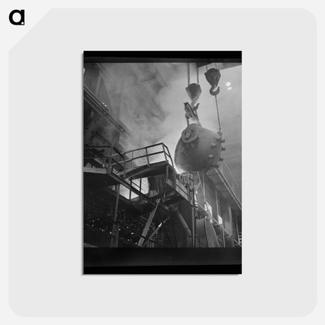アートポストカード-Anaconda Smelter
 - ラッセル リー Postcard.