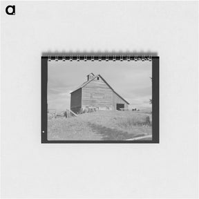 アートメモ帳-The barn of an older settler on established farm - ドロテア ラング Memo.