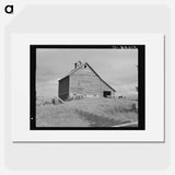 The barn of an older settler on established farm - Dorothea Lange Poster.