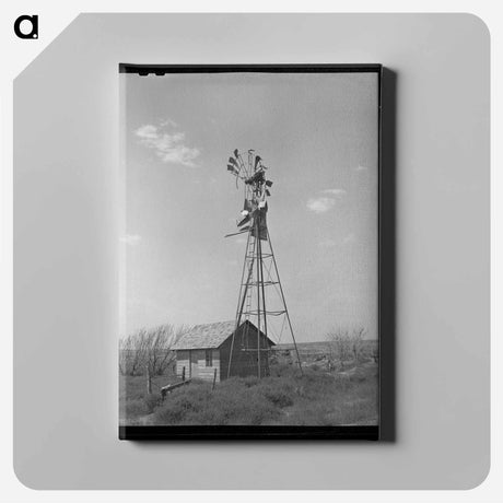 アートパネル-Kansas Farm
 - ラッセル リー Canvas.
