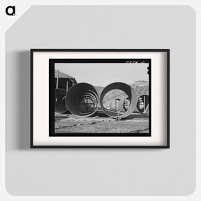 アートポスター-Penstock Segments, Shasta Dam
 - ラッセル リー Poster.