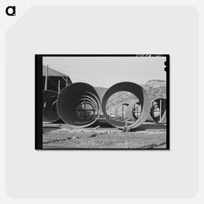 アートポストカード-Penstock Segments, Shasta Dam
 - ラッセル リー Postcard.