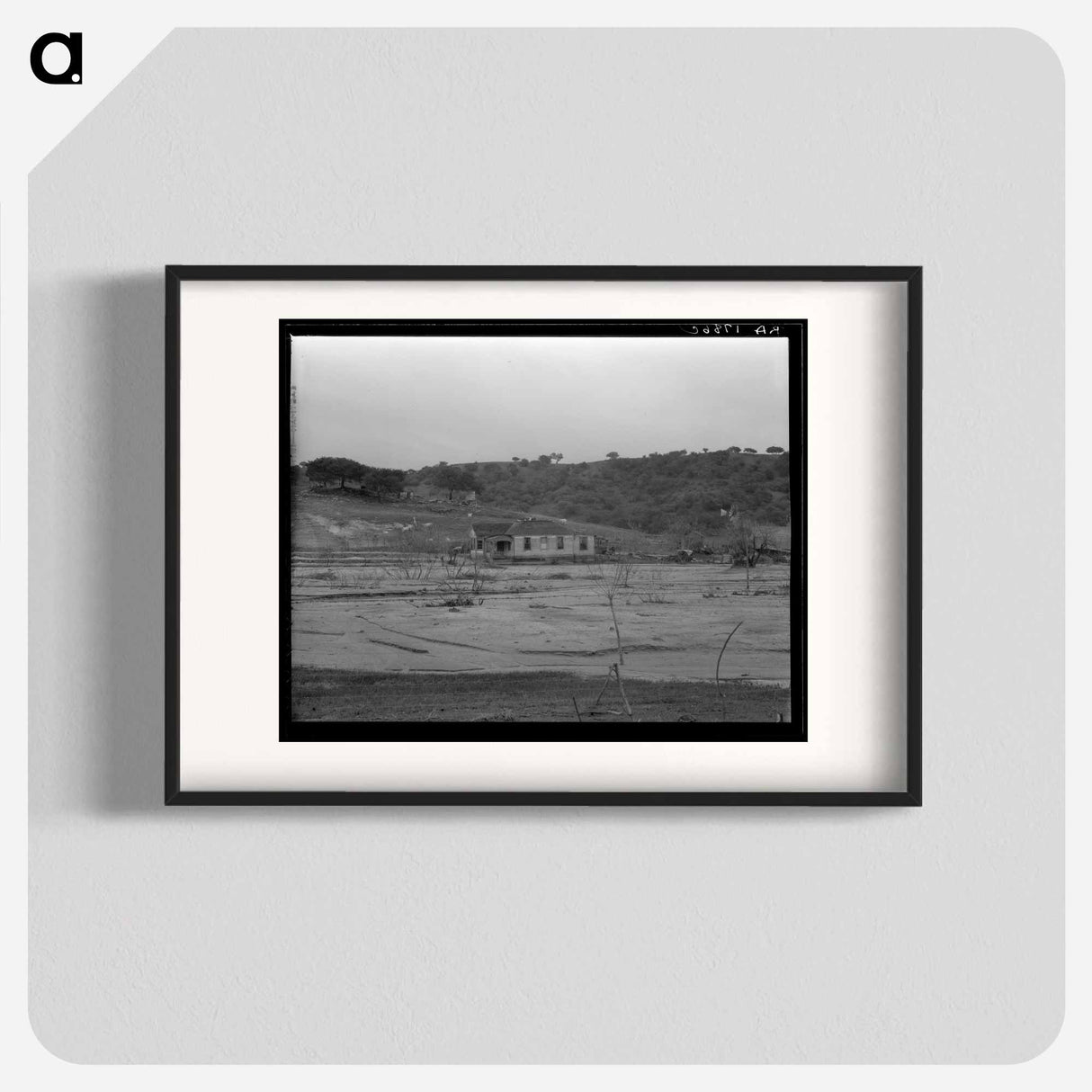 Soil erosion at Arroyo Grande, California - Dorothea Lange Poster.