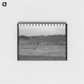 アートメモ帳-Soil erosion at Arroyo Grande, California - ドロテア ラング Memo.