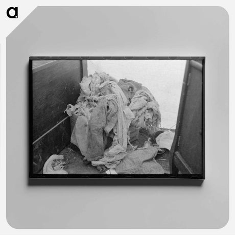 アートパネル-Migrant Tent Home
 - ラッセル リー Canvas.
