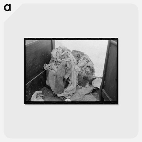 アートポストカード-Migrant Tent Home
 - ラッセル リー Postcard.