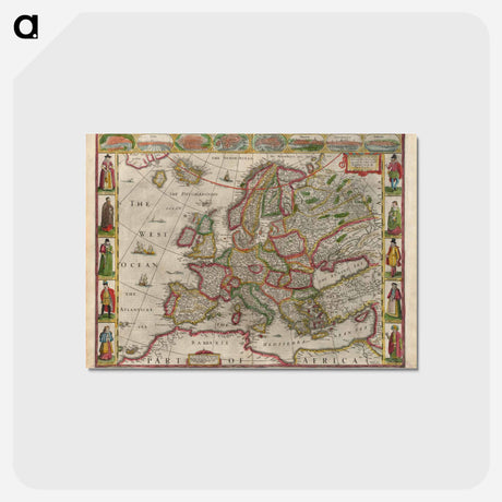 アートポストカード-Europ and Its Cities
 - ボストン公共図書館 Postcard.