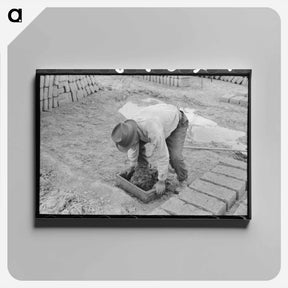アートパネル-Brick Making, Chamisal
 - ラッセル リー Canvas.