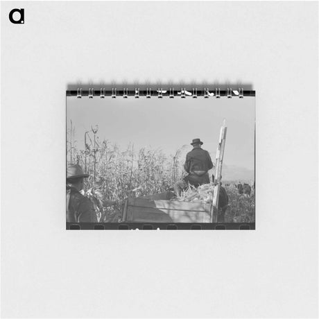 アートメモ帳-Wagon of Corn
 - ラッセル リー Memo.