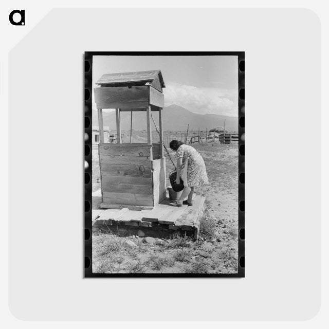 アートポストカード-Daughter of Taos
 - ラッセル リー Postcard.