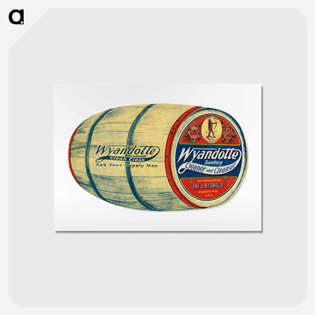 アートポストカード-Wyandotte Sanitary Cleaner and Cleanser
 - ボストン公共図書館 Postcard.