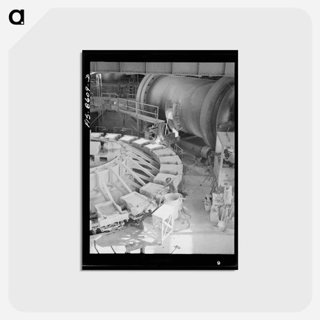 アートポストカード-Anaconda Smelter
 - ラッセル リー Postcard.