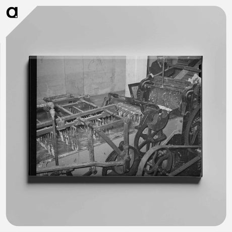 アートパネル-Wool Scouring Machine
 - ラッセル リー Canvas.