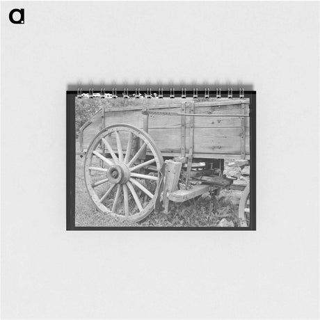 アートメモ帳-Wooden Ore Wagon, Telluride
 - ラッセル リー Memo.