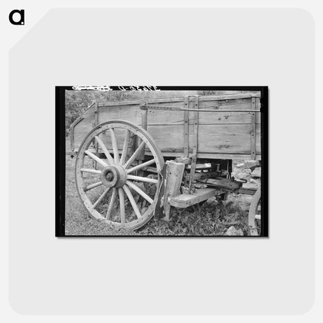 アートポストカード-Wooden Ore Wagon, Telluride
 - ラッセル リー Postcard.